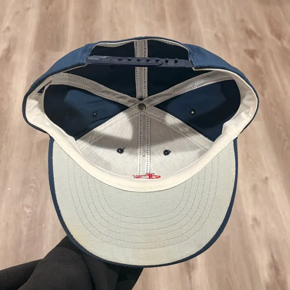 Vintage 80s 90s St Louis Cardinals Snapback Hat Men's One Size Navy Blue Red